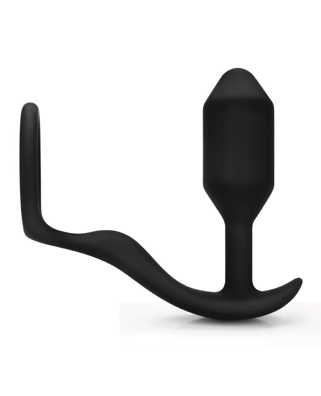 b-vibe b-Vibe Snug & Tug - 128g - Plug & Penis Ring - Black - Image 2