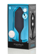 b-vibe b-Vibe Snug Plug 6 - 515g Weighted - Black - Image 5