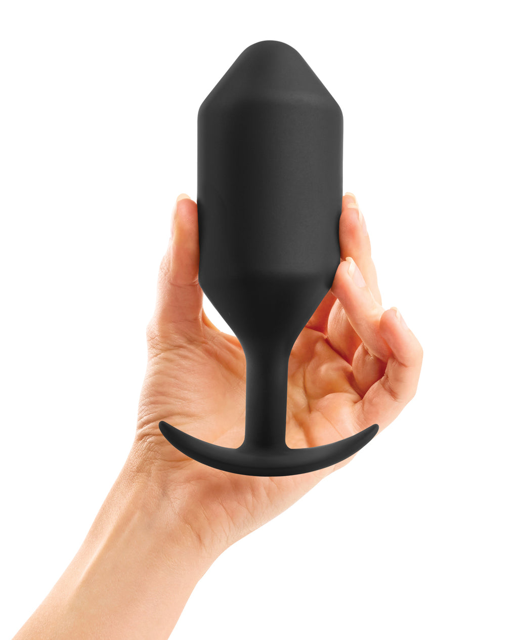 b-vibe b-Vibe Snug Plug 6 - 515g Weighted - Black - Image 4