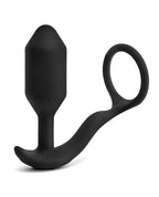 b-vibe b-Vibe Vibrating Snug & Tug Medium - 138g - Black - Image 4