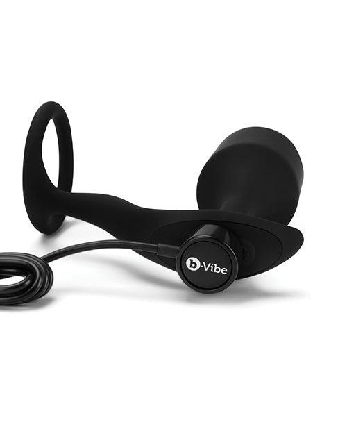 b-vibe b-Vibe Vibrating Snug & Tug XL - 265g - Black - Image 2