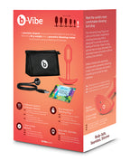 b-vibe b-Vibe Vibrating Snug Plug 1 / Small - 62g - Orange - Image 5