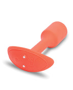 b-vibe b-Vibe Vibrating Snug Plug 1 / Small - 62g - Orange