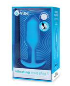 b-vibe b-Vibe Vibrating Snug Plug 3 / Large - 160g - Blue - Image 4