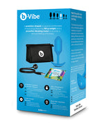 b-vibe b-Vibe Vibrating Snug Plug 3 / Large - 160g - Blue - Image 5