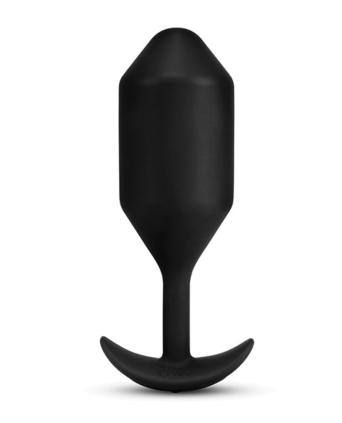 b-vibe b-Vibe Vibrating Snug Plug 5 / XXL - 318g - Black - Image 2