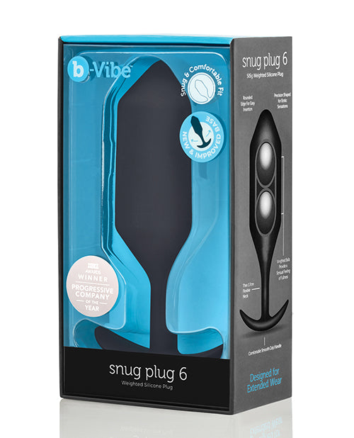 b-vibe b-Vibe Weighted Snug Plug 7 - Black - Image 2