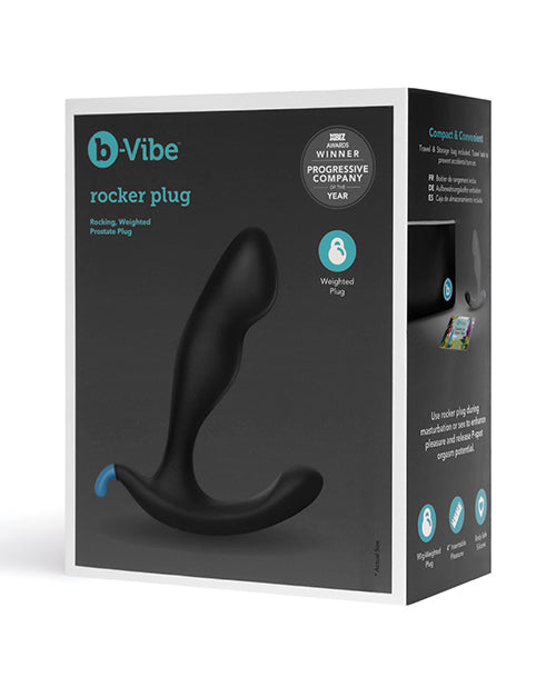 b-vibe b-Vibe Rocker Plug - Black - Image 2