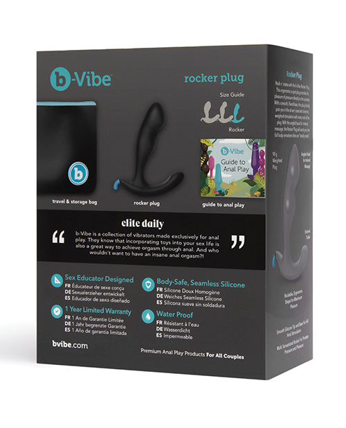 b-vibe b-Vibe Rocker Plug - Black - Image 5