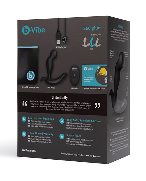 b-vibe b-Vibe 360 Plug - Black - Image 5
