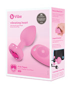 b-vibe b-Vibe Vibrating Heart Plug S/M - Pink - Image 2