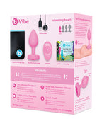 b-vibe b-Vibe Vibrating Heart Plug S/M - Pink - Image 4