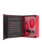 b-vibe b-Vibe Vibrating Heart Plug M/L - Red - Image 3