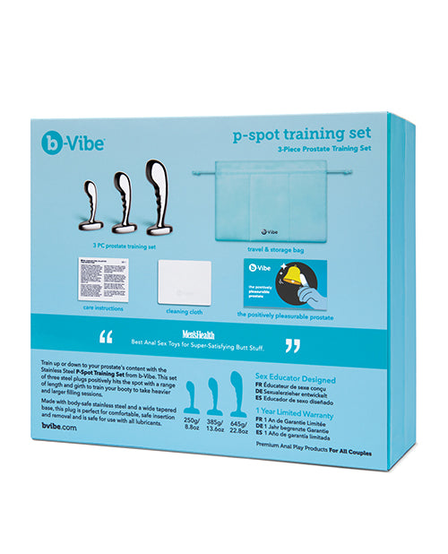 b-vibe b-Vibe Stainless Steel P-Spot Training Set - Image 6