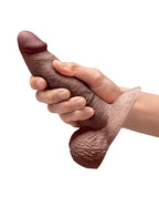 b-vibe b-Vibe Slipskin 6" Girthy - Brown - Image 4
