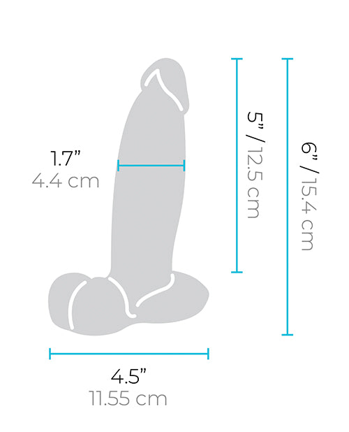 b-vibe b-Vibe Slipskin 6" Girthy - Brown - Image 6