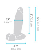 b-vibe b-Vibe Slipskin 6" Girthy - Brown - Image 6