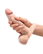 b-vibe b-Vibe Slipskin 6" Girthy - Cream - Image 4