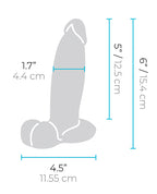 b-vibe b-Vibe Slipskin 6" Girthy - Cream - Image 6