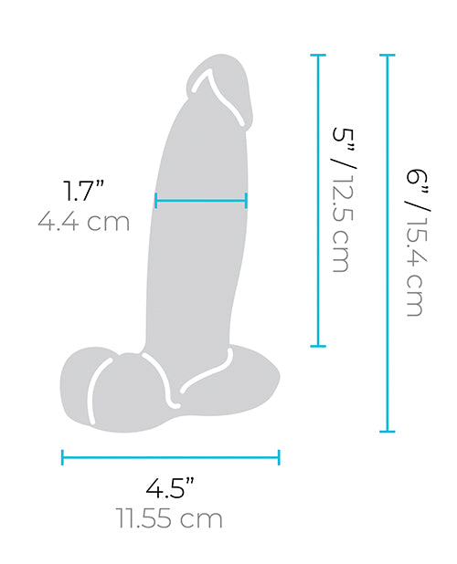 b-vibe b-Vibe Slipskin 6" Girthy - Cream - Image 6