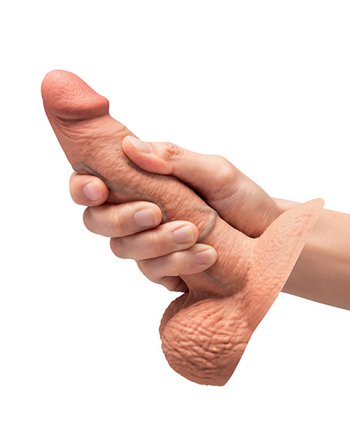 b-vibe b-Vibe Slipskin 6" Girthy - Mocha - Image 4