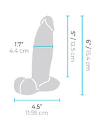 b-vibe b-Vibe Slipskin 6" Girthy - Mocha - Image 6