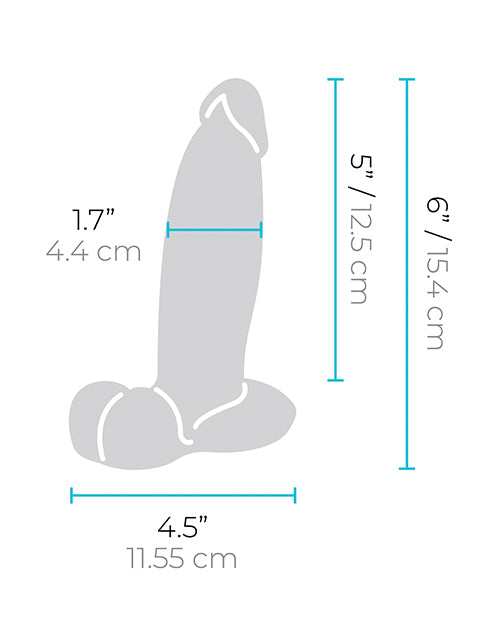 b-vibe b-Vibe Slipskin 6" Girthy - Mocha - Image 6