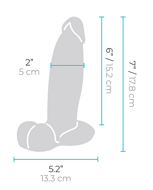 b-vibe b-Vibe Slipskin 7" Girthy - Brown - Image 6