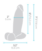 b-vibe b-Vibe Slipskin 7" Girthy - Brown - Image 6