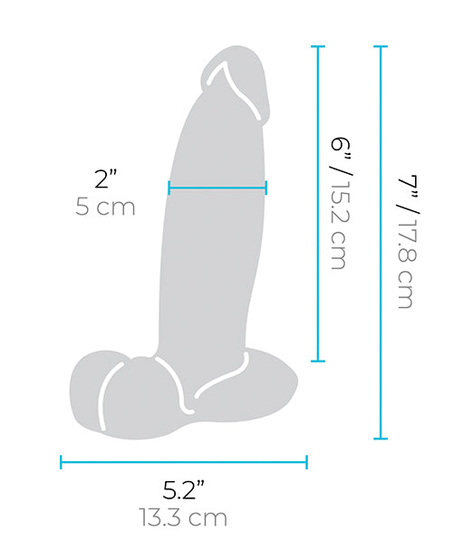b-vibe b-Vibe Slipskin 7" Girthy - Cream - Image 6