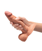 b-vibe b-Vibe Slipskin 7" Girthy - Mocha - Image 4