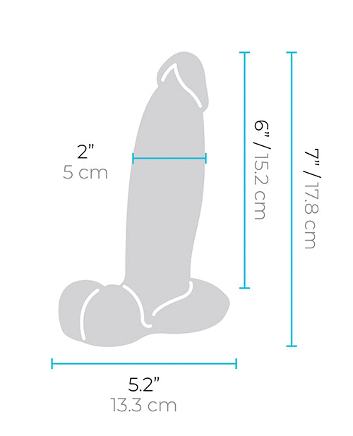 b-vibe b-Vibe Slipskin 7" Girthy - Mocha - Image 6