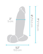 b-vibe b-Vibe Slipskin 7" Girthy - Mocha - Image 6