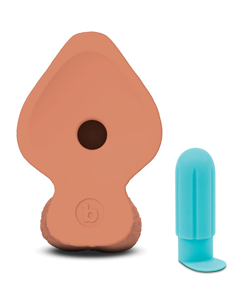 b-vibe b-Vibe Slipskin 8" Girthy - Mocha - Image 5