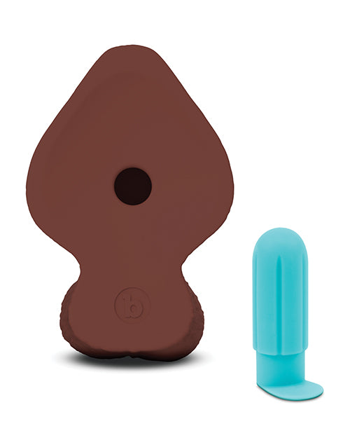 b-vibe b-Vibe Slipskin 9" Girthy - Brown - Image 5
