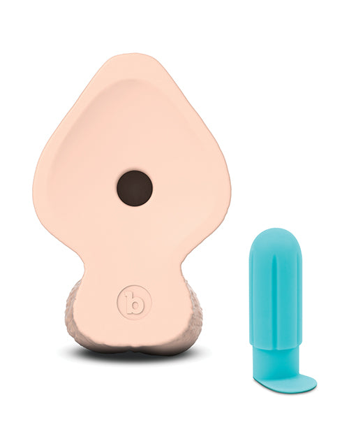 b-vibe b-Vibe Slipskin 9" Girthy - Cream - Image 5