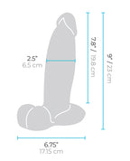 b-vibe b-Vibe Slipskin 9" Girthy - Cream - Image 6