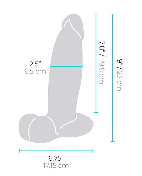 b-vibe b-Vibe Slipskin 9" Girthy - Cream - Image 6