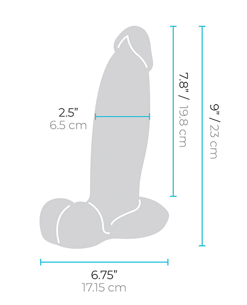 b-vibe b-Vibe Slipskin 9" Girthy - Mocha - Image 7