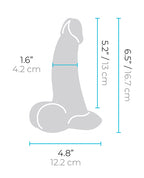 b-vibe b-Vibe Slipskin 6.5" Curvy - Cream - Image 6