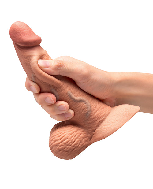 b-vibe b-Vibe Slipskin 6.5" Curvy - Mocha - Image 4