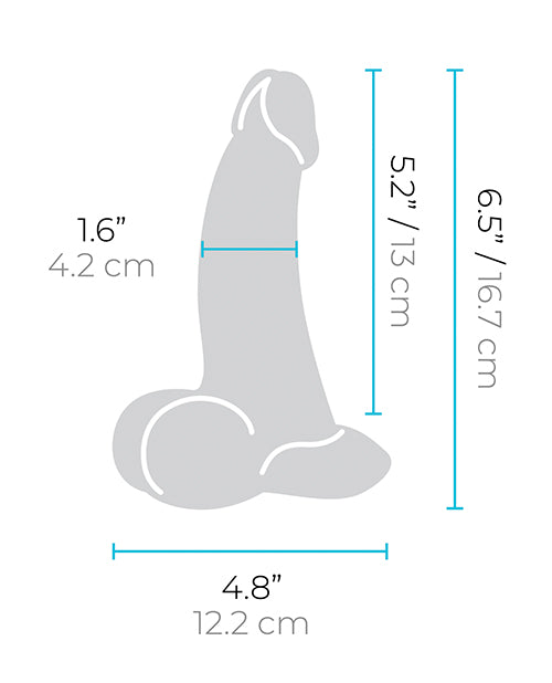 b-vibe b-Vibe Slipskin 6.5" Curvy - Mocha - Image 6