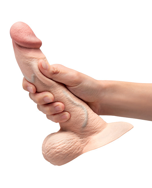 b-vibe b-Vibe Slipskin 8" Curvy - Cream - Image 4