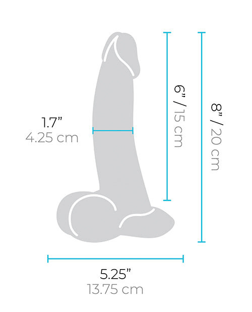 b-vibe b-Vibe Slipskin 8" Curvy - Mocha - Image 6