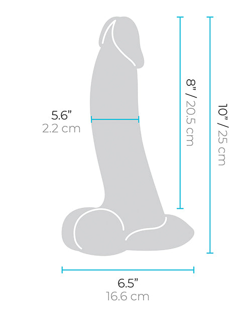 b-vibe b-Vibe Slipskin 10" Curvy - Cream - Image 6