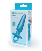 b-vibe b-Vibe Butties Sleek Tapered Plug - Blue - Image 5