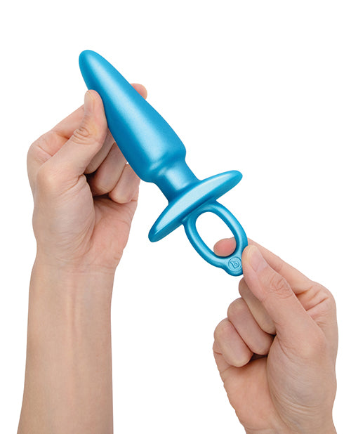 b-vibe b-Vibe Butties Sleek Tapered Plug - Blue - Image 4