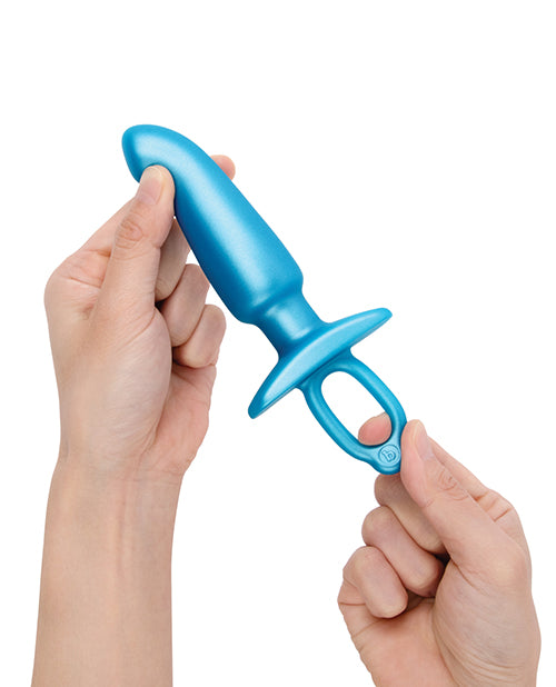 b-vibe b-Vibe Butties Hither Tapered Prostate Plug - Blue - Image 4
