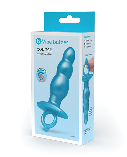 b-vibe b-Vibe Butties Bounce Beaded Tapered Plug - Blue - Image 5