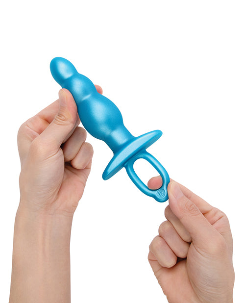 b-vibe b-Vibe Butties Bounce Beaded Tapered Plug - Blue - Image 4
